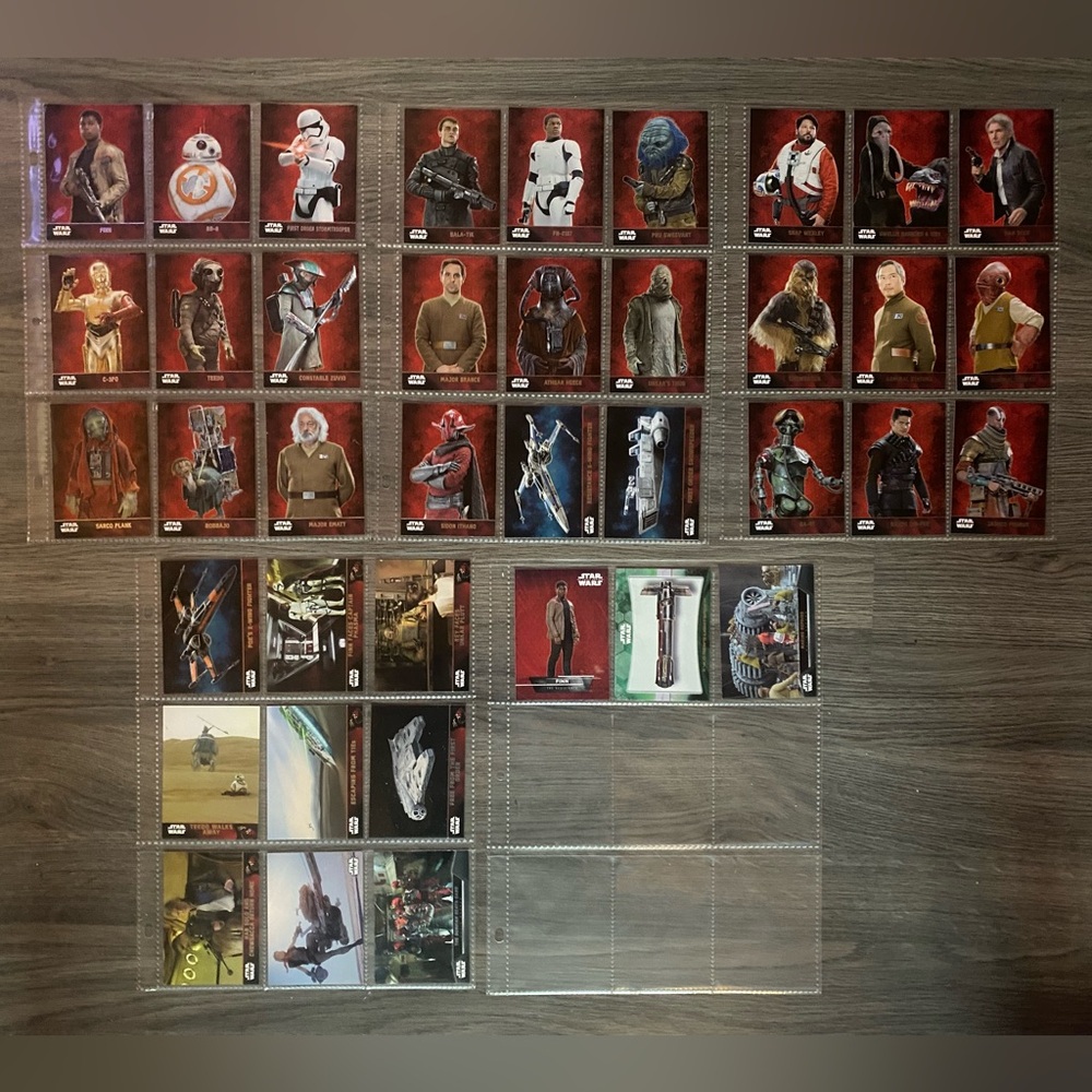 Topps 2015 The Force Awakens Card Collection *** Incomplete ***